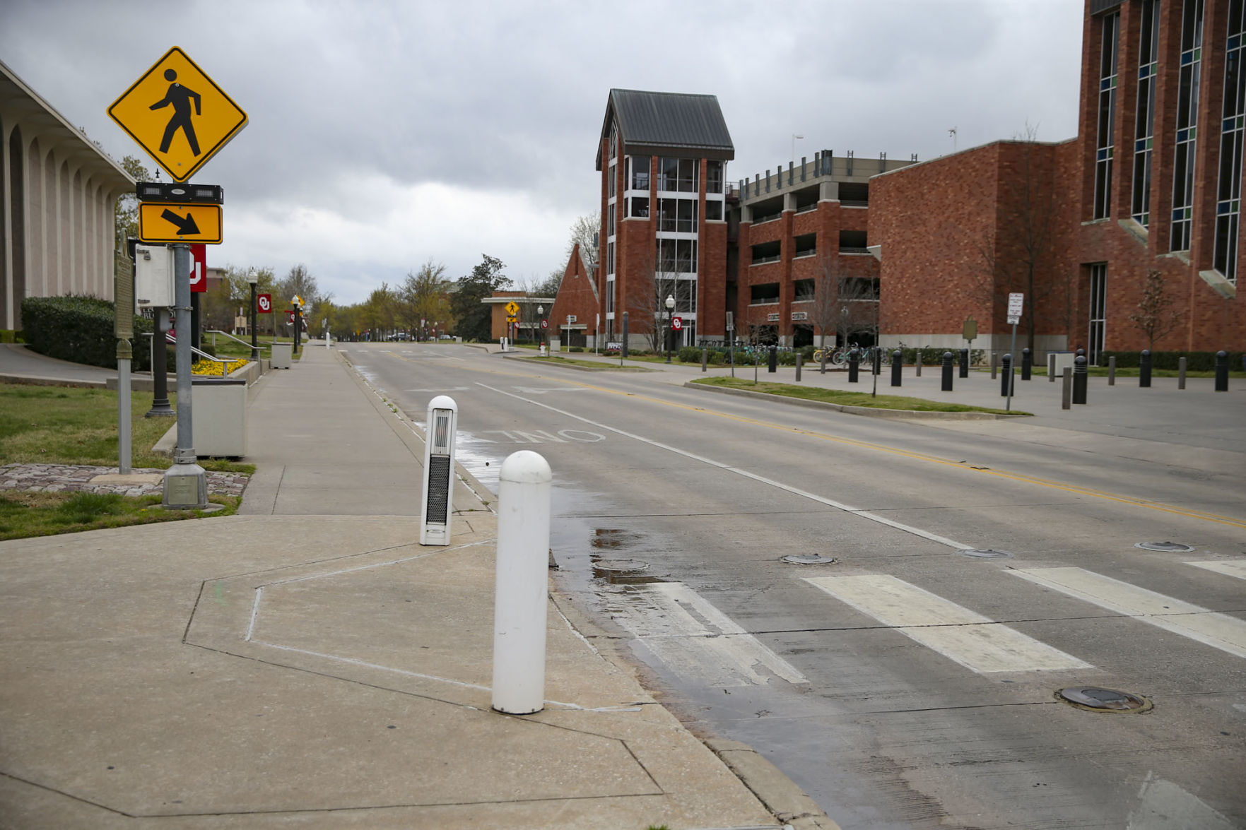 Empty crosswalk